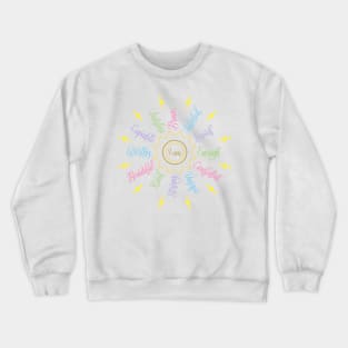 I am Positive Self Love Affirmations Crewneck Sweatshirt